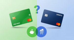 Cartão pré-pago vs crédito